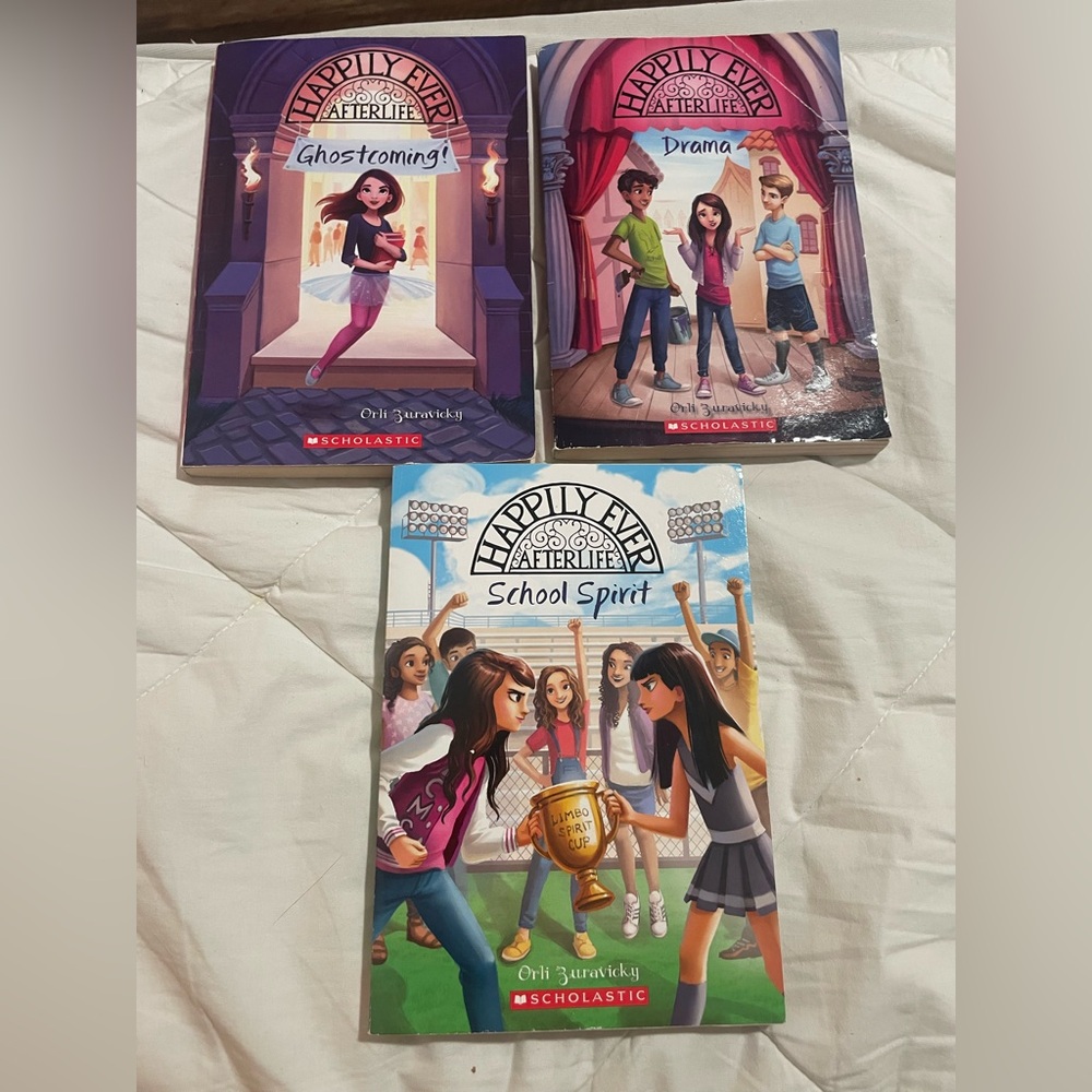 Scholastic Happily Ever After Book Trio - Purple, Green, Blue Covers